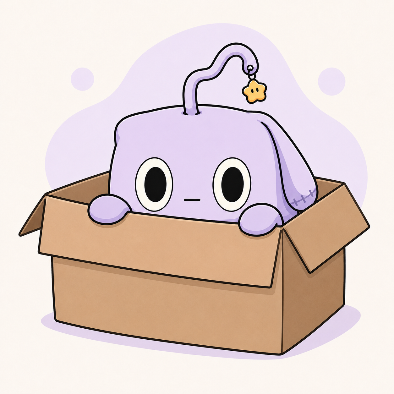 DANGL in a cardboard box