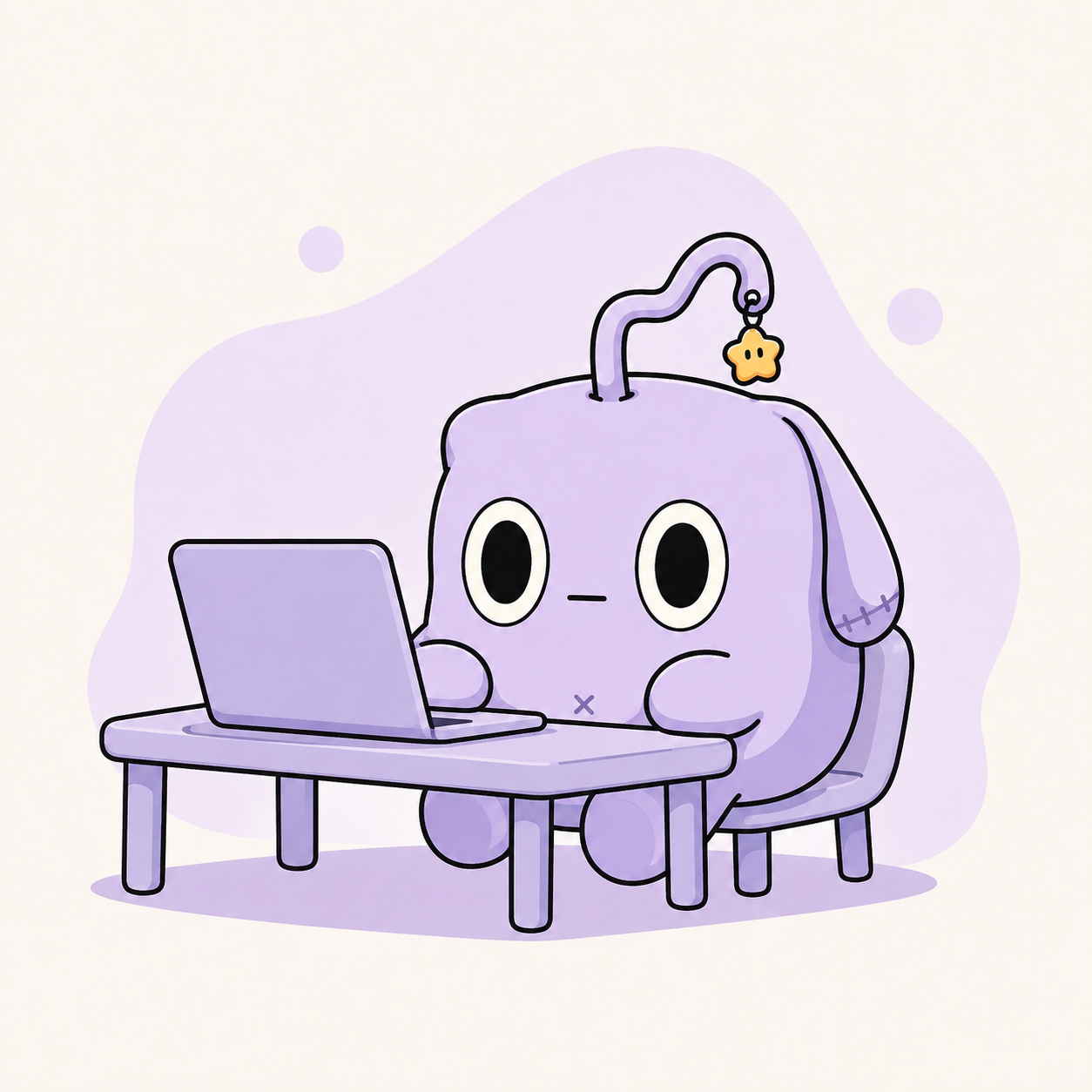DANGL at a computer